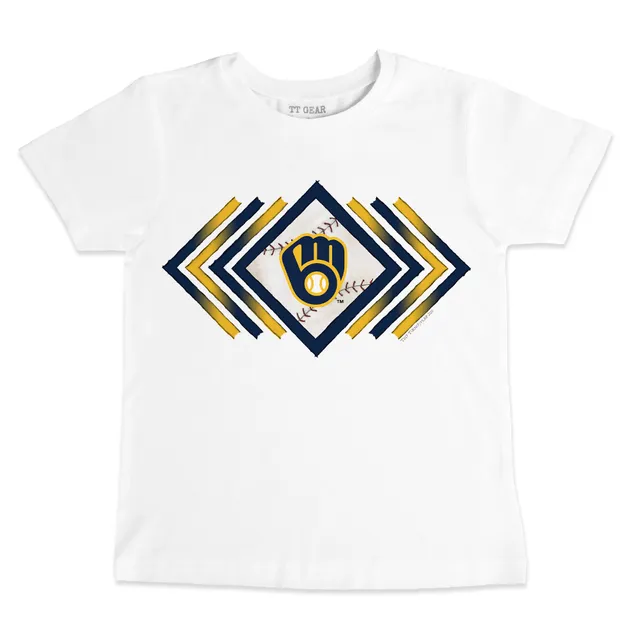 Lids Milwaukee Brewers Tiny Turnip Youth Lucky Charm T-Shirt - White