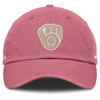 Unisex Nike Pink Milwaukee Brewers Club Adjustable Hat