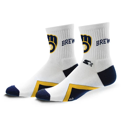 Unisex Starter  Milwaukee Brewers Striker Mid-Crew Socks