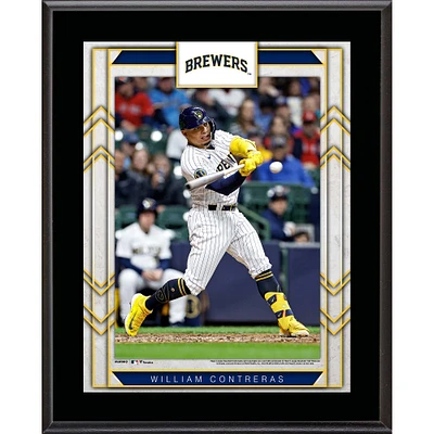 William Contreras Milwaukee Brewers 10.5" x 13" Sublimated Player Plaque