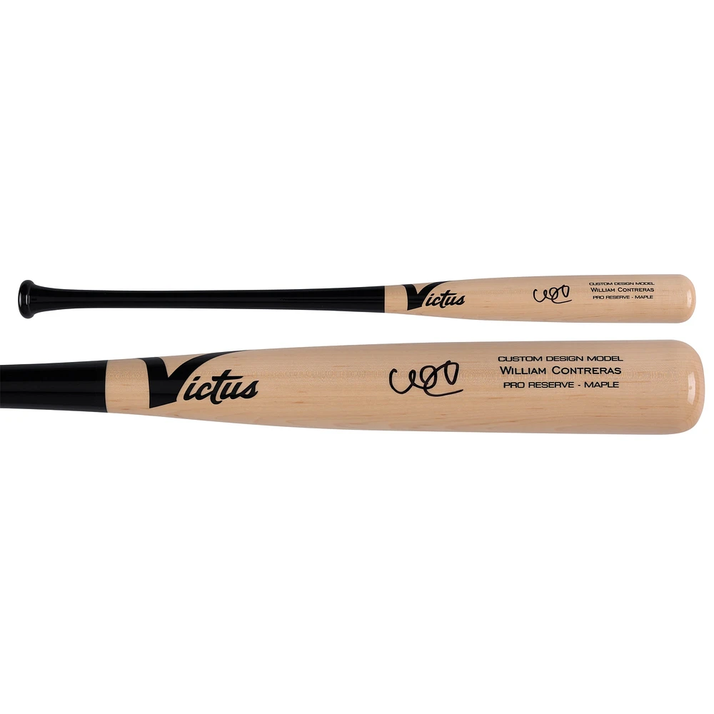 William Contreras Milwaukee Brewers Autographed Victus Game Model Bat