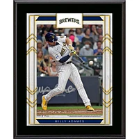 Willy Adames Milwaukee Brewers Framed 10.5" x 13" Sublimated Player Plaque