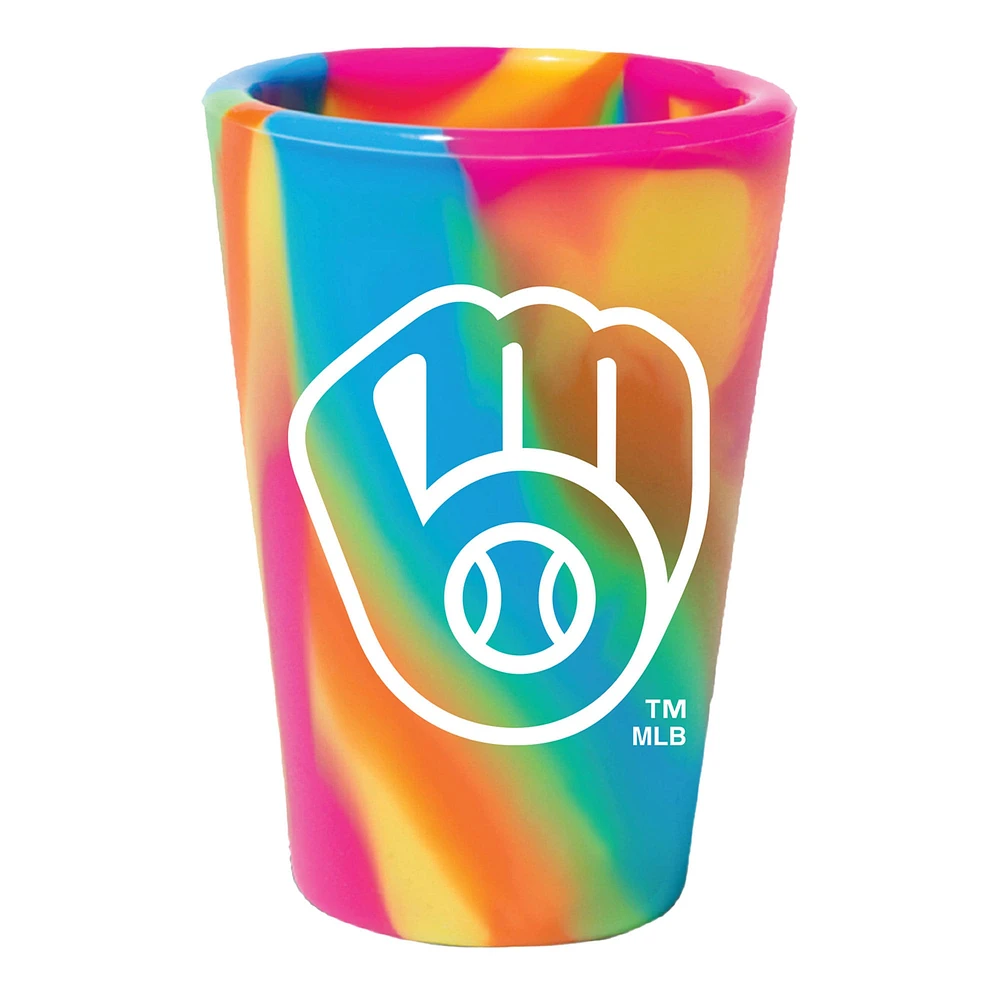 WinCraft Milwaukee Brewers 1.5oz. Hippie Hop Silicone Shot Glass