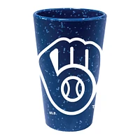 WinCraft Milwaukee Brewers 16oz. Team Color Silicone Pint Glass