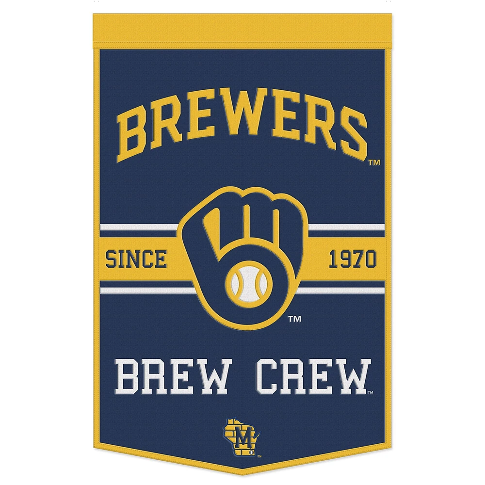 WinCraft Milwaukee Brewers 24" x 38" Slogan Banner