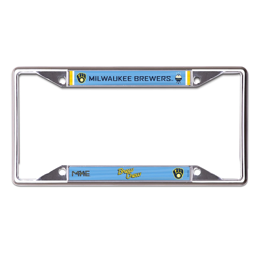 WinCraft Milwaukee Brewers City Connect License Plate Frame