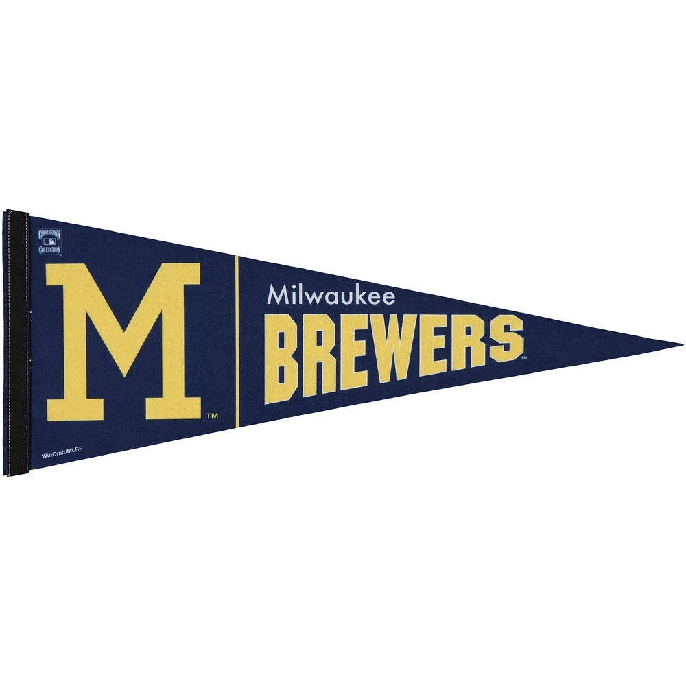 WinCraft Milwaukee Brewers Cooperstown Collection 12" x 30" Premium Pennant