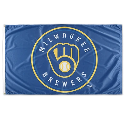 WinCraft Milwaukee Brewers Deluxe Stars & Stripes Drapeau 3 pi x 5 pi