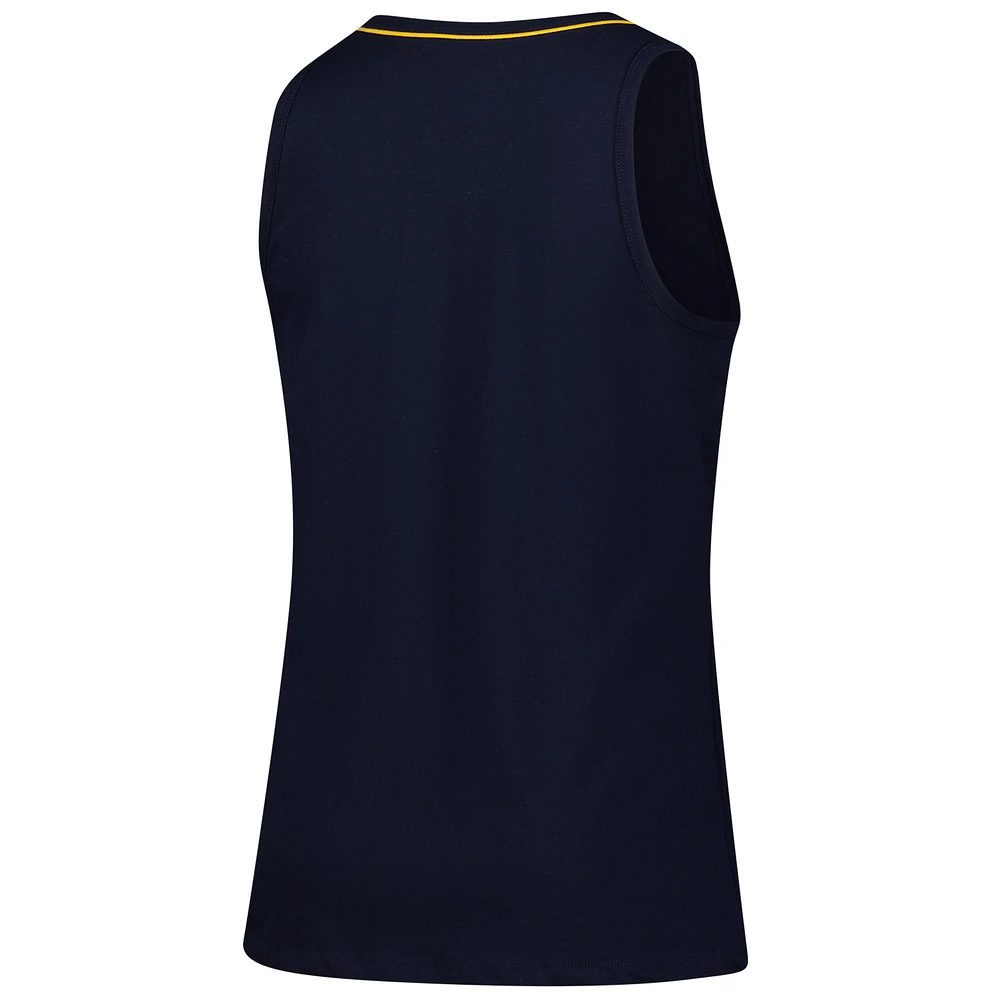 Débardeur à col en V Stellar Win de grande taille pour femme, bleu marine, des Milwaukee Brewers
