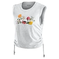 Women's WEAR by Erin Andrews  Heather Gray Milwaukee Brewers Cinched Tank Top