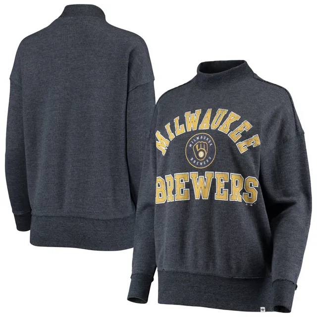 Pro Standard Women's Black Milwaukee Brewers City Scape Pullover Sweatshirt