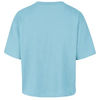 Women's '47  Powder Blue Milwaukee Brewers City Connect Shale Drop Shoulder Cropped T-Shirt