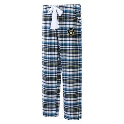 Milwaukee Brewers Concepts Sport Women's Mainstay Flannel Pants - Navy