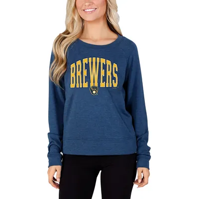 Lids Tennessee Titans Concepts Sport Women's Mainstream Terry Long Sleeve  T-Shirt - Navy