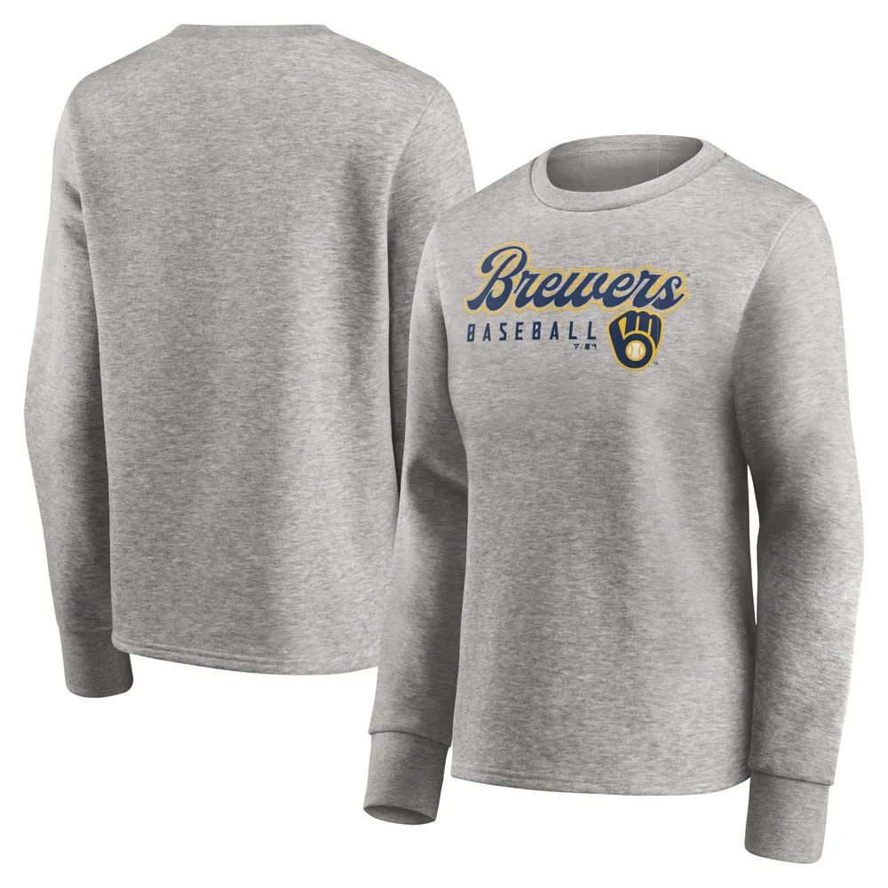 Fanatics Branded White Milwaukee Brewers Long Sleeve T-shirt