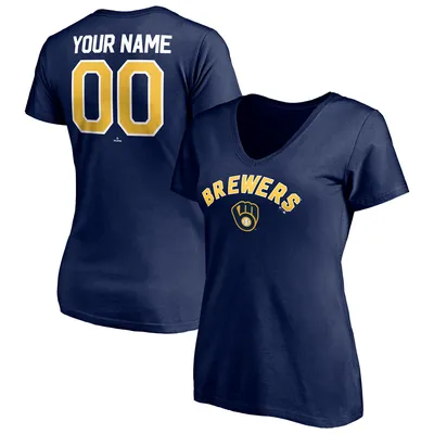 Men's Milwaukee Brewers Fanatics Branded Navy Brew Crew Hometown Collection  T-Shirt