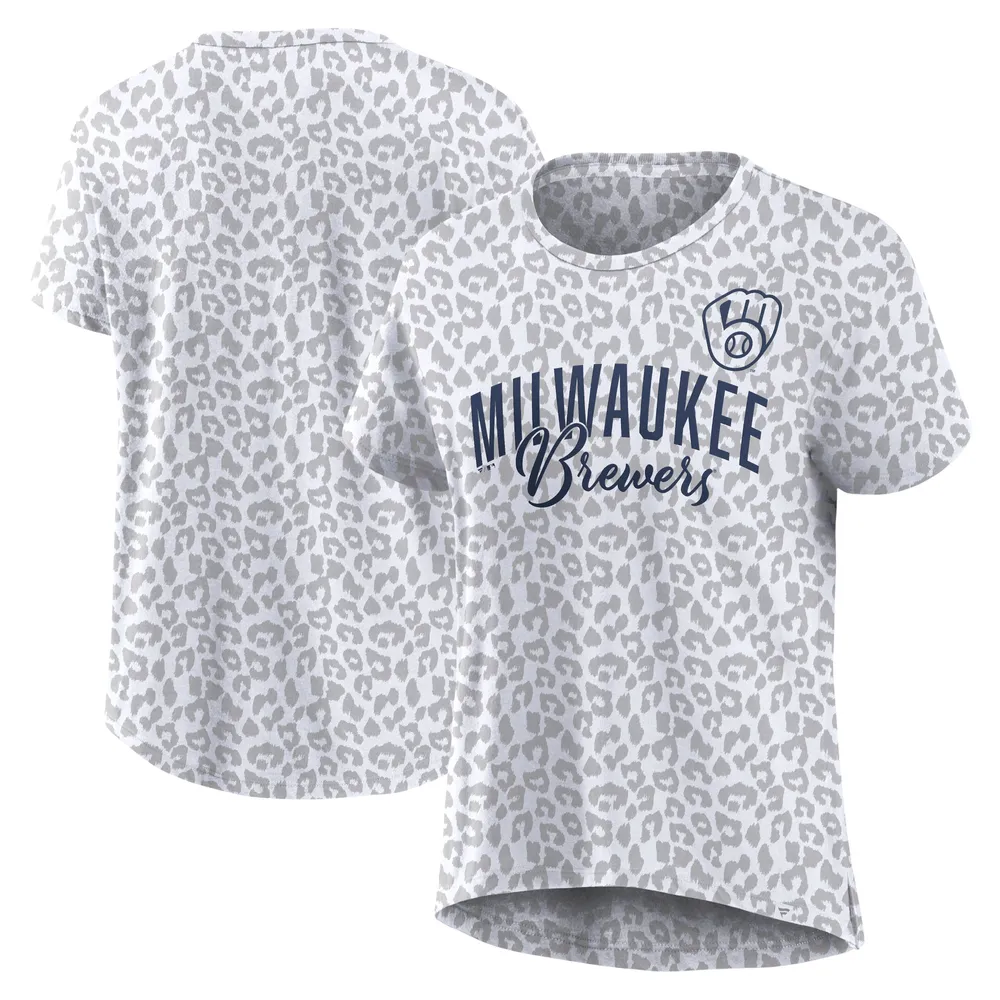 Milwaukee Brewers Womens Shirt V Neck Size Small S