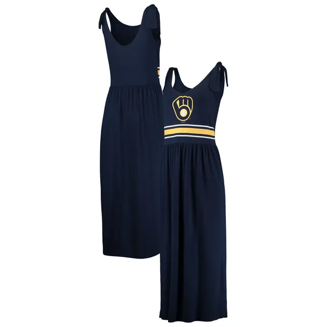 Lids Milwaukee Brewers Refried Apparel Women's Sustainable Sleeveless Tank  Dress - Navy