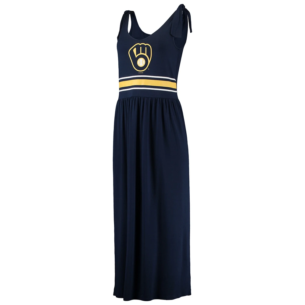 Women's G-III 4Her by Carl Banks Navy Milwaukee Brewers Game Over