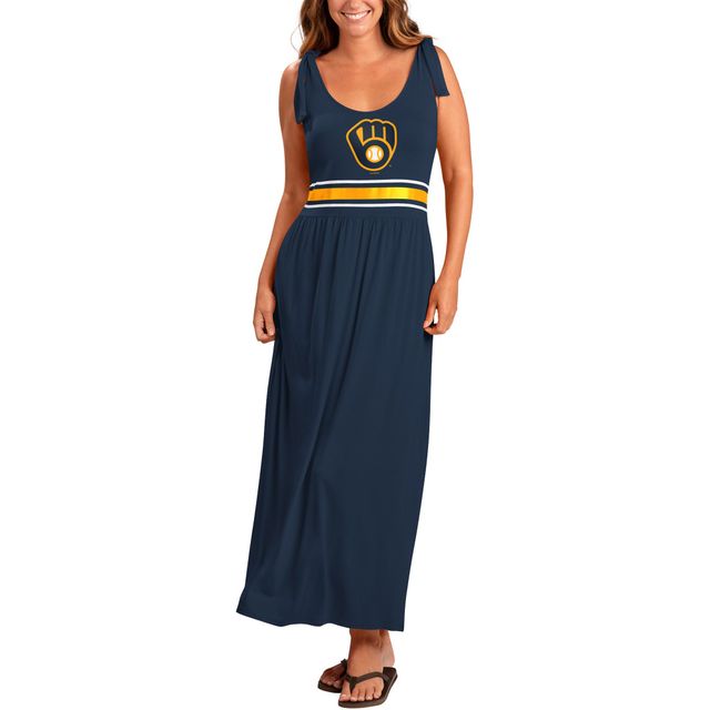 Pour femme G-III 4Her by Carl Banks Marine Milwaukee Brewers Game Over - Robe longue