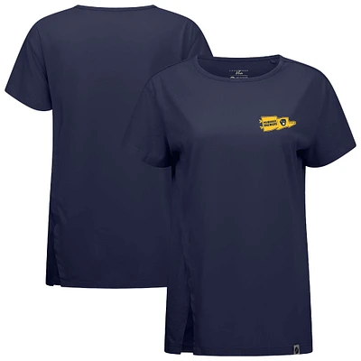 Women's Levelwear Navy Milwaukee Brewers Influx Rafters T-Shirt