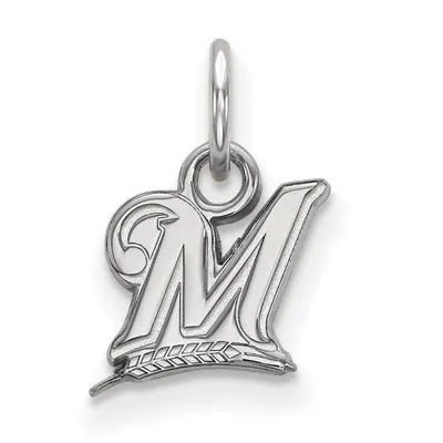 Lids Milwaukee Brewers Women's Sterling Silver Enameled Baseball Pendant