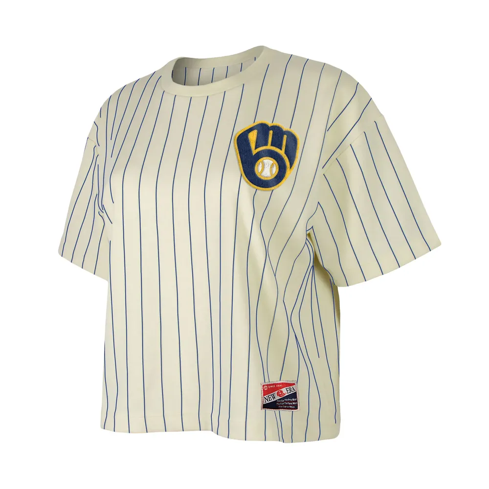 Milwaukee Brewers Pride Graphic T-Shirt - White - Womens