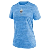 Women's Nike Blue Milwaukee Brewers City Connect Practice Velocity T-Shirt