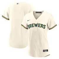 Toddler Nike Cream Milwaukee Brewers Official Team Jersey