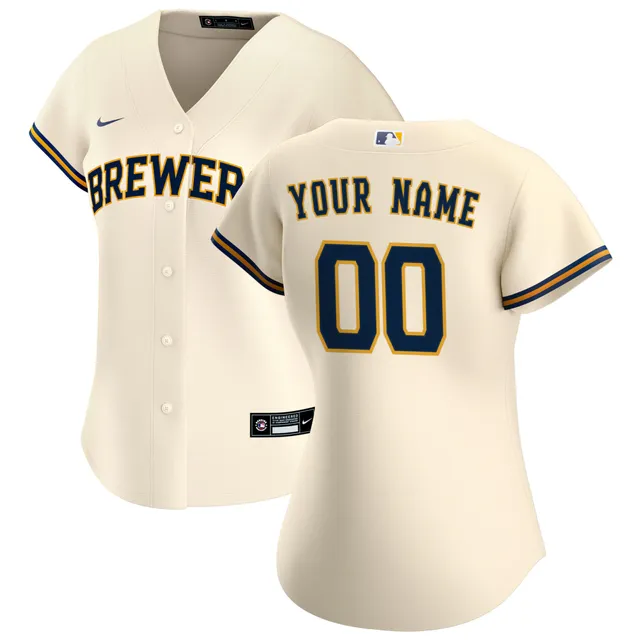 Men's Milwaukee Brewers Nike Cream Home Pick-A-Player Retired Roster  Replica Jersey