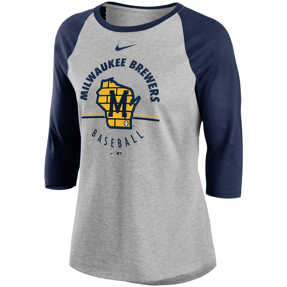 Nike Women's Milwaukee Brewers Navy Team T-Shirt