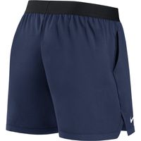 Women's Nike Navy Milwaukee Brewers Authentic Collection Flex Vent Max Performance Shorts