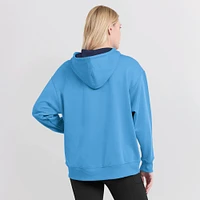 Women's Nike Powder Blue Milwaukee Brewers Authentic Collection City Connect Performance Pullover Hoodie