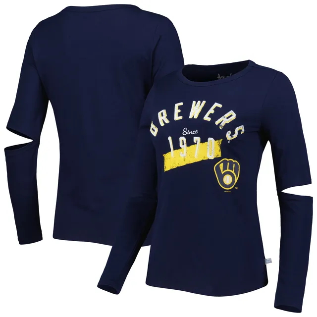 47 Brand / Women's Milwaukee Brewers Blue Dani T-Shirt