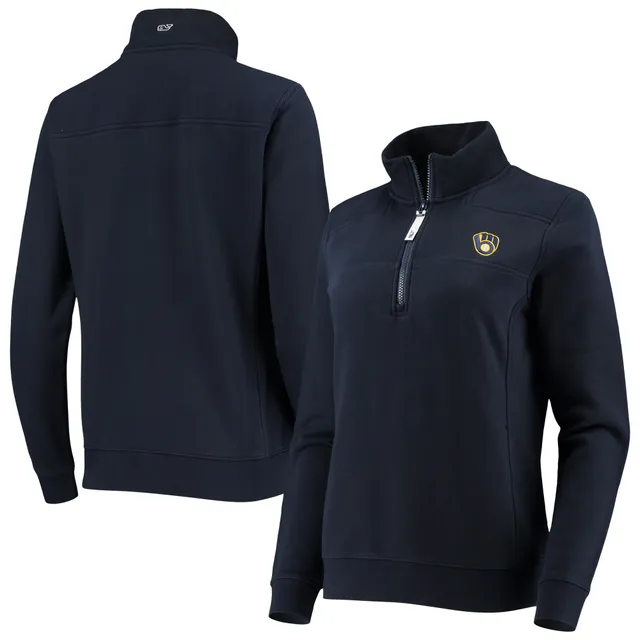 Milwaukee Brewers Antigua Victory Pullover Sweatshirt - Heather Gray