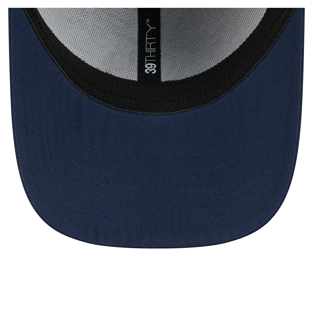 Youth New Era Navy Milwaukee Brewers Camo 39THIRTY Flex Hat