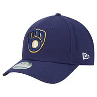 Youth New Era  Navy Milwaukee Brewers  Player Replica 9FORTY Adjustable Hat