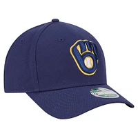 Youth New Era  Navy Milwaukee Brewers  Player Replica 9FORTY Adjustable Hat