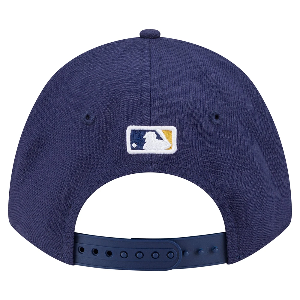 Youth New Era  Navy Milwaukee Brewers  Player Replica 9FORTY Adjustable Hat