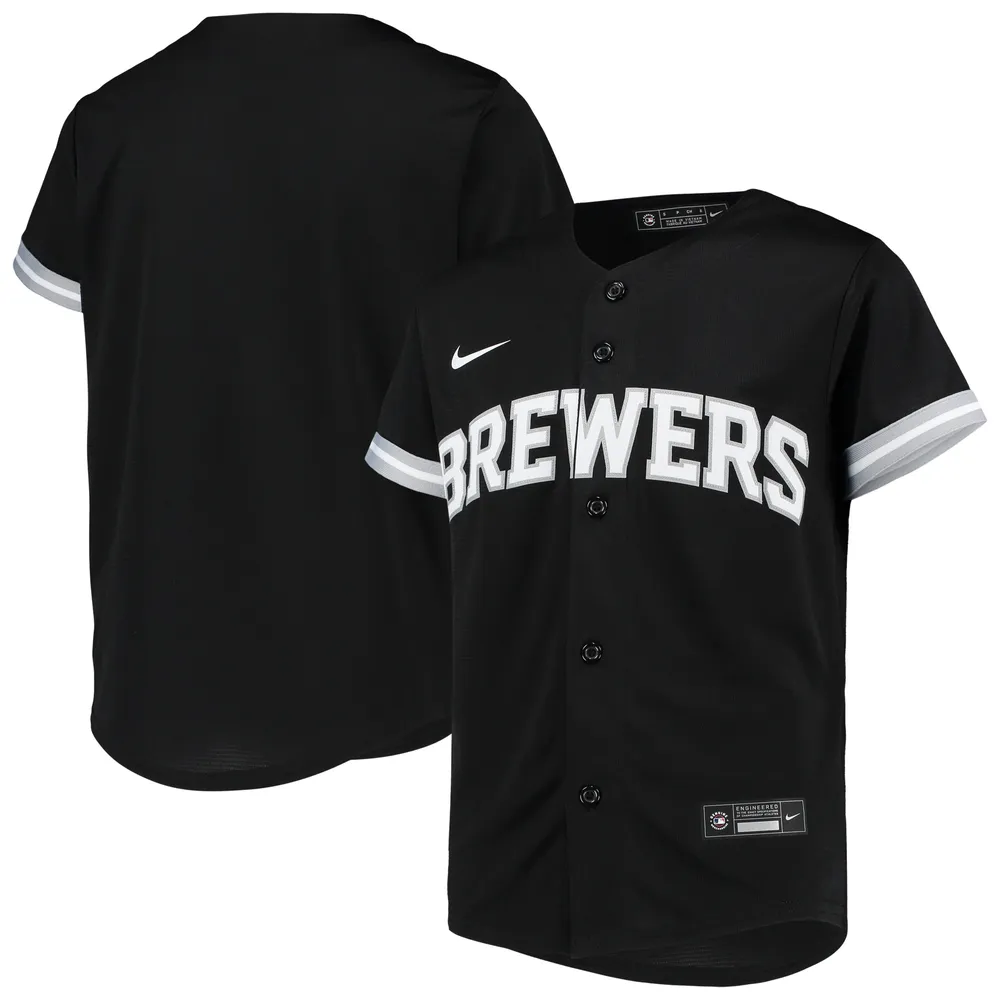 Nike, Shirts, New Milwaukee Brewers Christian Yelich Jersey Large