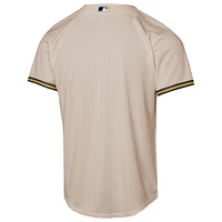 Youth Nike  Cream Milwaukee Brewers Home Replica 2.0 Jersey