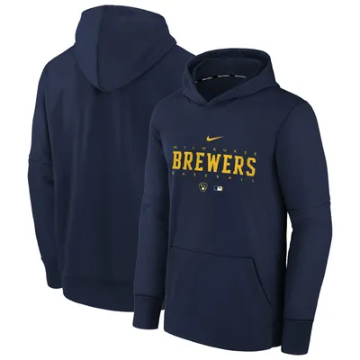 Nike Performance MILWAUKEE BREWERS CITY CONNECT THERMA HOODIE