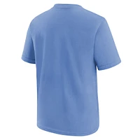 Youth Nike  Powder Blue Milwaukee Brewers City Connect Wordmark T-Shirt