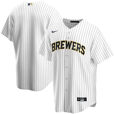 Maillot d'équipe Nike Milwaukee Brewers domicile réplique blanc pour jeune