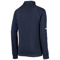 Youth Stitches Navy Milwaukee Brewers Raglan Quarter-Zip Jacket