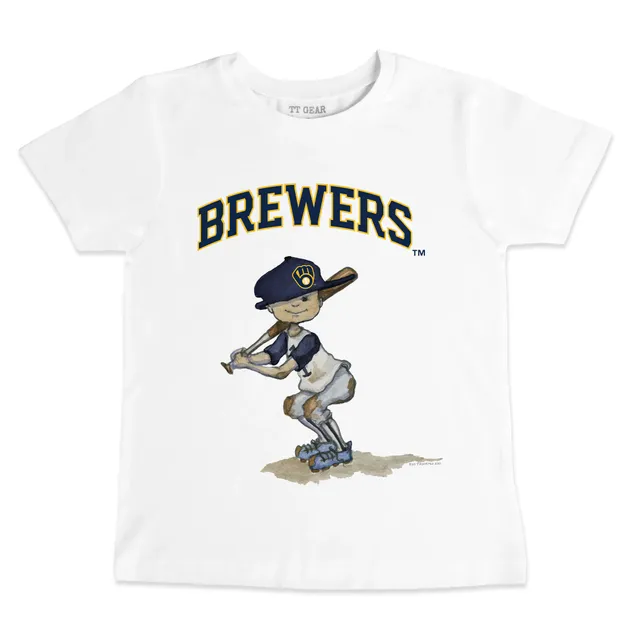 Lids Milwaukee Brewers Tiny Turnip Youth Fastball T-Shirt - Navy