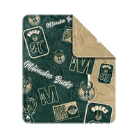 Couverture en tissu tissé Dream Weave Milwaukee Bucks 50" x 60"