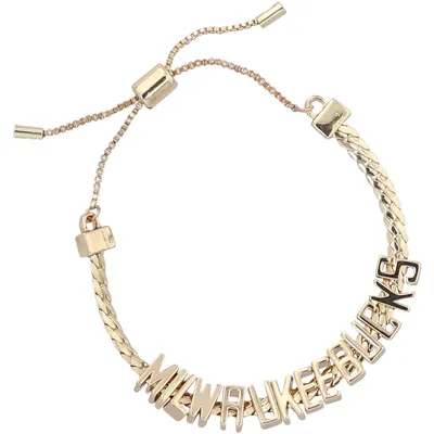 BaubleBar Women's Washington Commanders Slogan Pull-Tie Bracelet