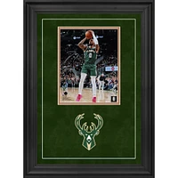 Damian Lillard Milwaukee Bucks Autographed Deluxe Framed 8" x 10" Jump Shot Photograph