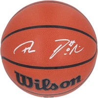 Giannis Antetokounmpo & Damian Lillard Milwaukee Bucks Autographed Wilson Authentic Series Indoor/Outdoor Basketball